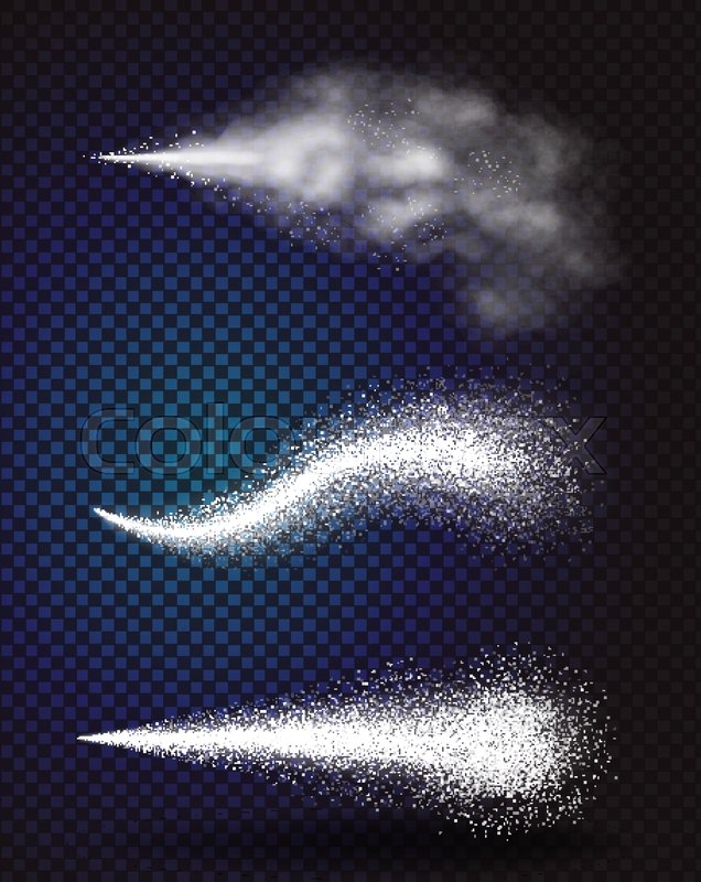 636x800 Water Spray Mist Vector Collection Stock Vector Colourbox