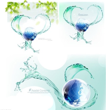 357x368 Water Spray Vector Image Free Vector Download
