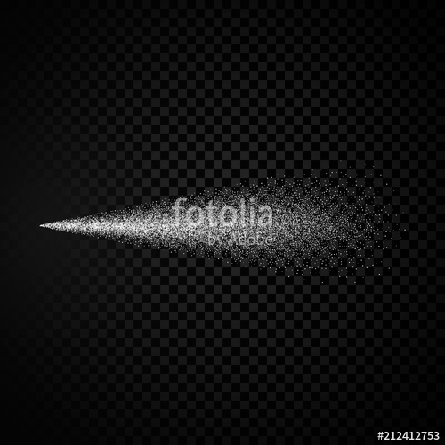 500x500 Water Spray Airy Spray And Water Hazy Mist Vector Illustration