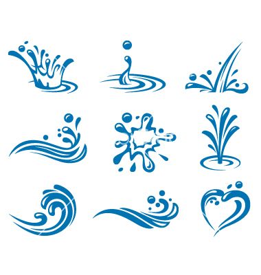 Water Icons Vector 380x400 Water Icons Vector