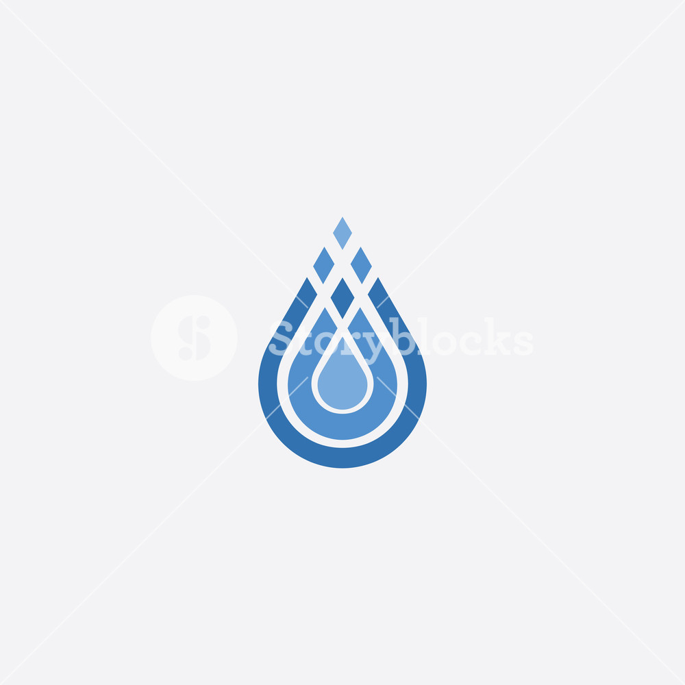 Stylized Water Drop Symbol Vector Element Royalty Free Stock Image 1000x1000 Stylized Water Drop Symbol Vector Element Royalty Free Stock Image