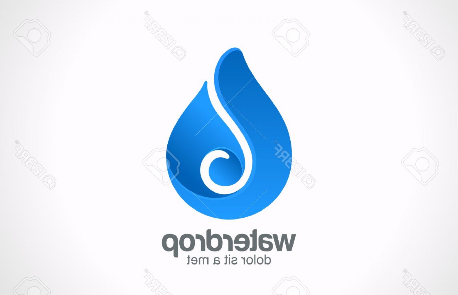 Photoblue Water Drop Logo Abstract Vector Icon Design Template 1560x1008 Photoblue Water Drop Logo Abstract Vector Icon Design Template