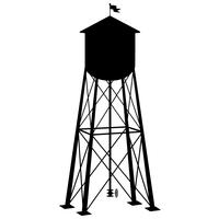 200x200 Water Tower Free Vector Art