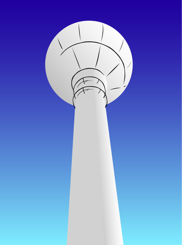 372x500 Water Tower Vector