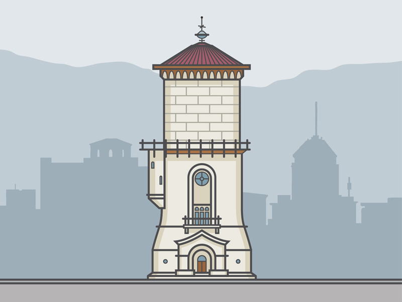 800x600 Old Fresno Water Tower