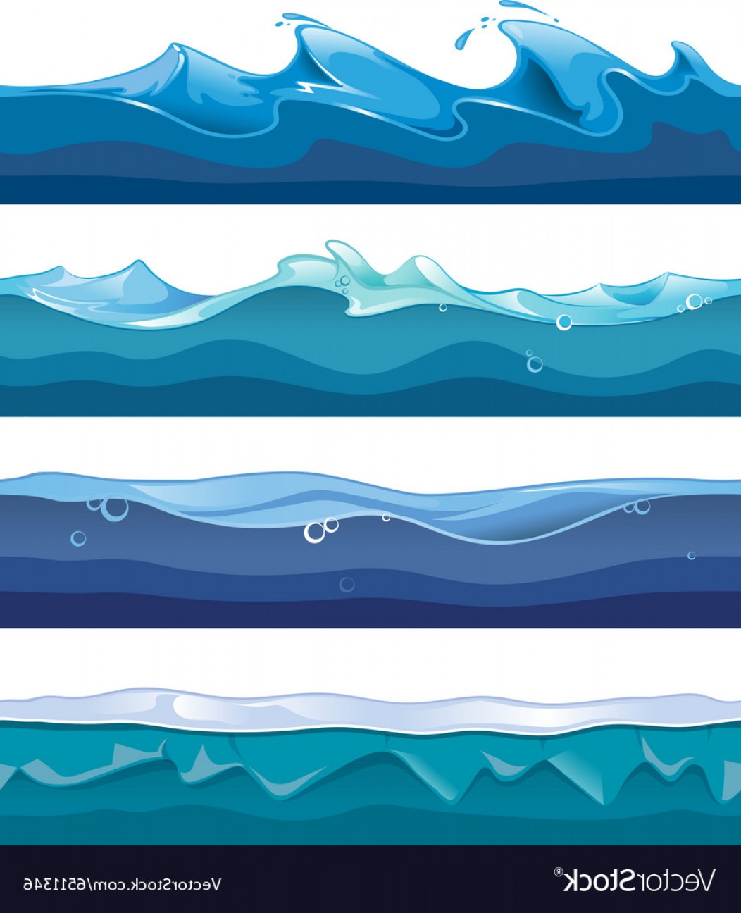 Seamless Ocean Sea Water Waves Vector Cqrecords 1052x1296 Seamless Ocean Sea Water Waves Vector Cqrecords