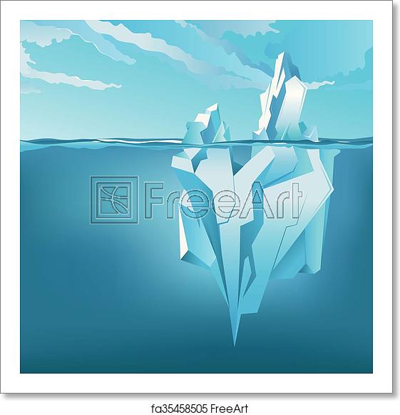 Free Art Print Of Background With Iceberg Vector Background 561x581 Free Art Print Of Background With Iceberg Vector Background