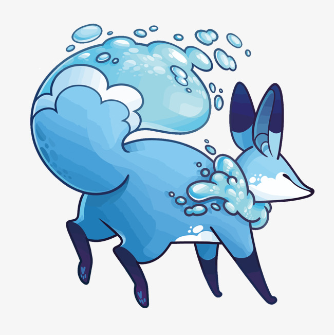 650x651 Vector Water Fox, Water Vector, Fox Vect
