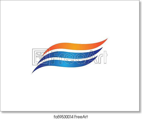 560x470 Free Art Print Of Wave Vector Icon Water Wave Logo Vector Icon