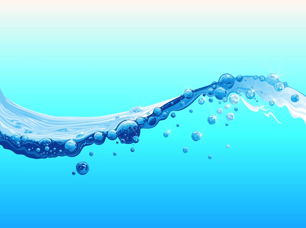 1024x765 Realistic Wave Vector Art Graphics