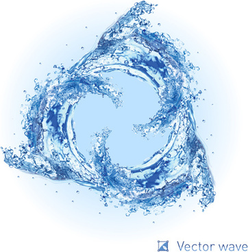 362x368 Water Wave Free Vector Download