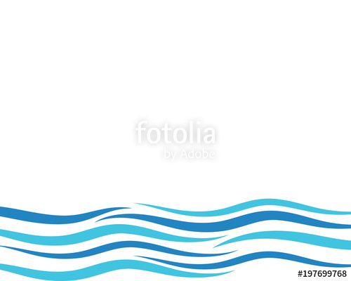 500x400 Water Wave Vector Illustration Design Stock Image And Royalty