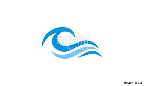 500x300 Ocean Wave Abstract Water Logo Stock Image And Royalty Free