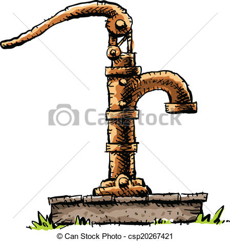 Water Well Pump Clipart 449x470 Water Well Pump Clipart