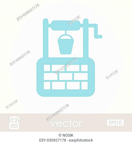 Water Well Vector Icon Outline Stock Photos And Images Age Fotostock 431x470 Water Well Vector Icon Outline Stock Photos And Images Age Fotostock