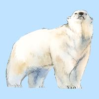 200x200 Watercolor Animal Free Vector Art