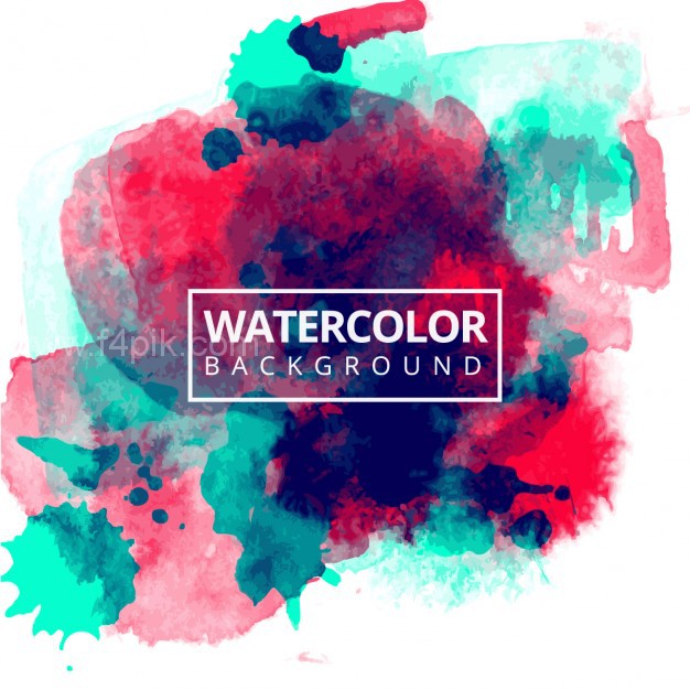 626x626 Vector Red And Blue Watercolor Background Free Download
