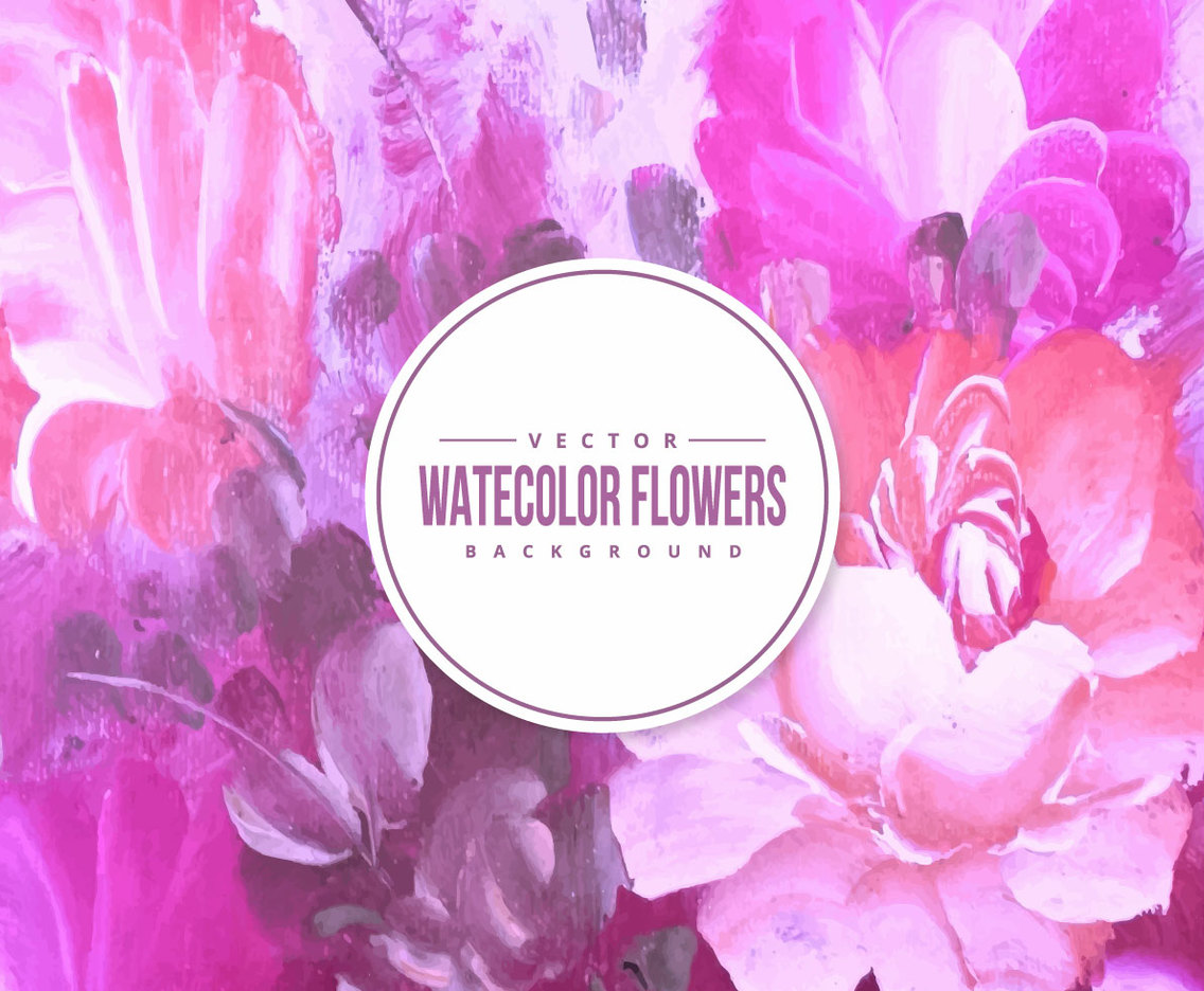 Floral Watercolor Background Vector Art Graphics 1136x936 Floral Watercolor Background Vector Art Graphics