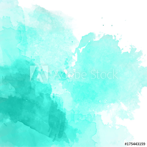 Turquoise Watercolor Background Vector 500x500 Turquoise Watercolor Background Vector