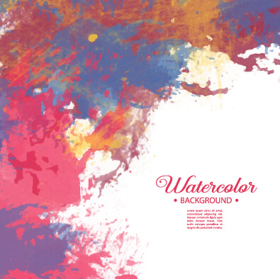 Vector Grunge Watercolor Background Art Free Vector 395x394 Vector Grunge Watercolor Background Art Free Vector