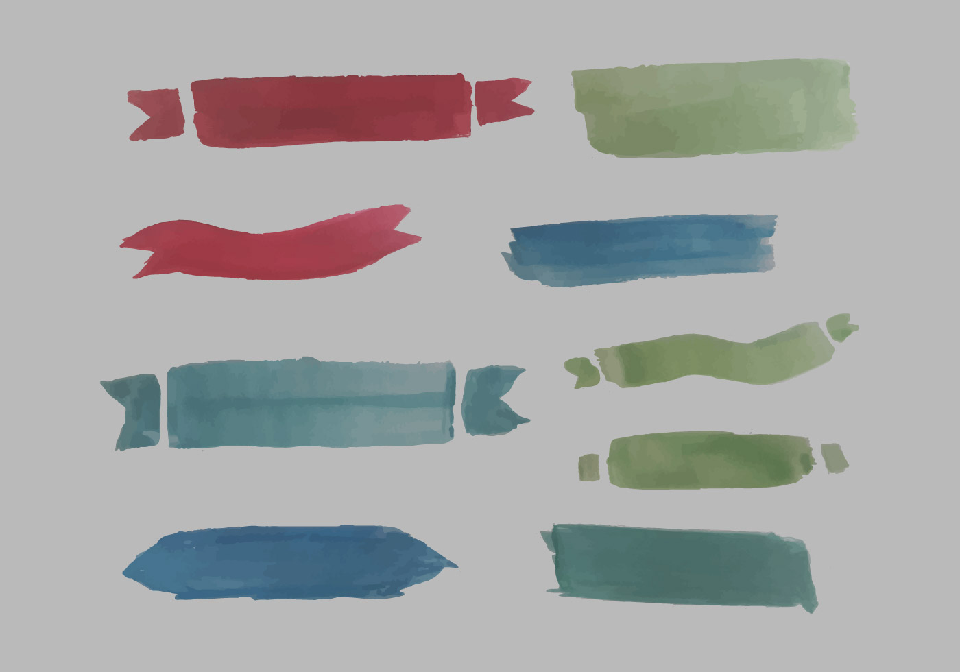 1400x980 Watercolor Banner Free Vector Art