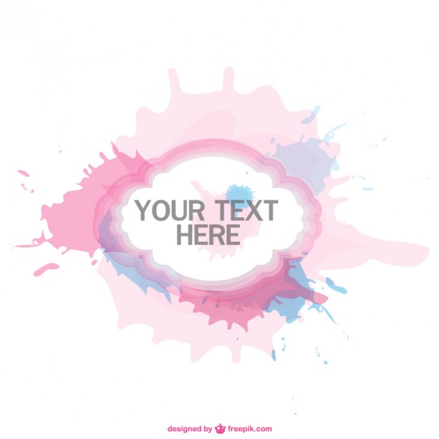 626x626 Watercolor Banner Design Vector Free Download