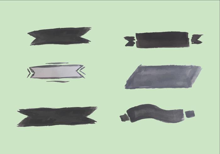 700x490 Free Grey Watercolor Banner Vector