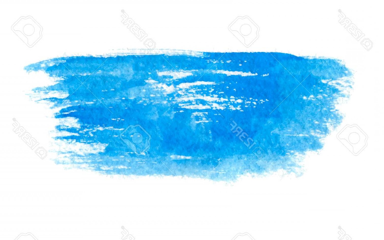 1560x975 Photostock Vector Blue Watercolor Brush Strokes Vector