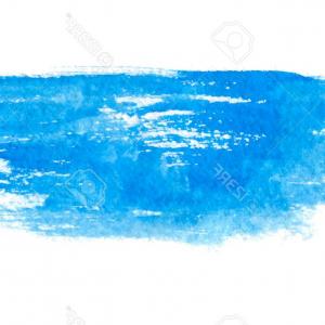 300x300 Photostock Vector Blue Watercolor Brush Strokes Vector