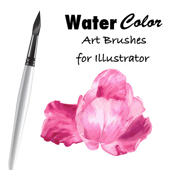 590x586 Watercolor Vector Art Brushes