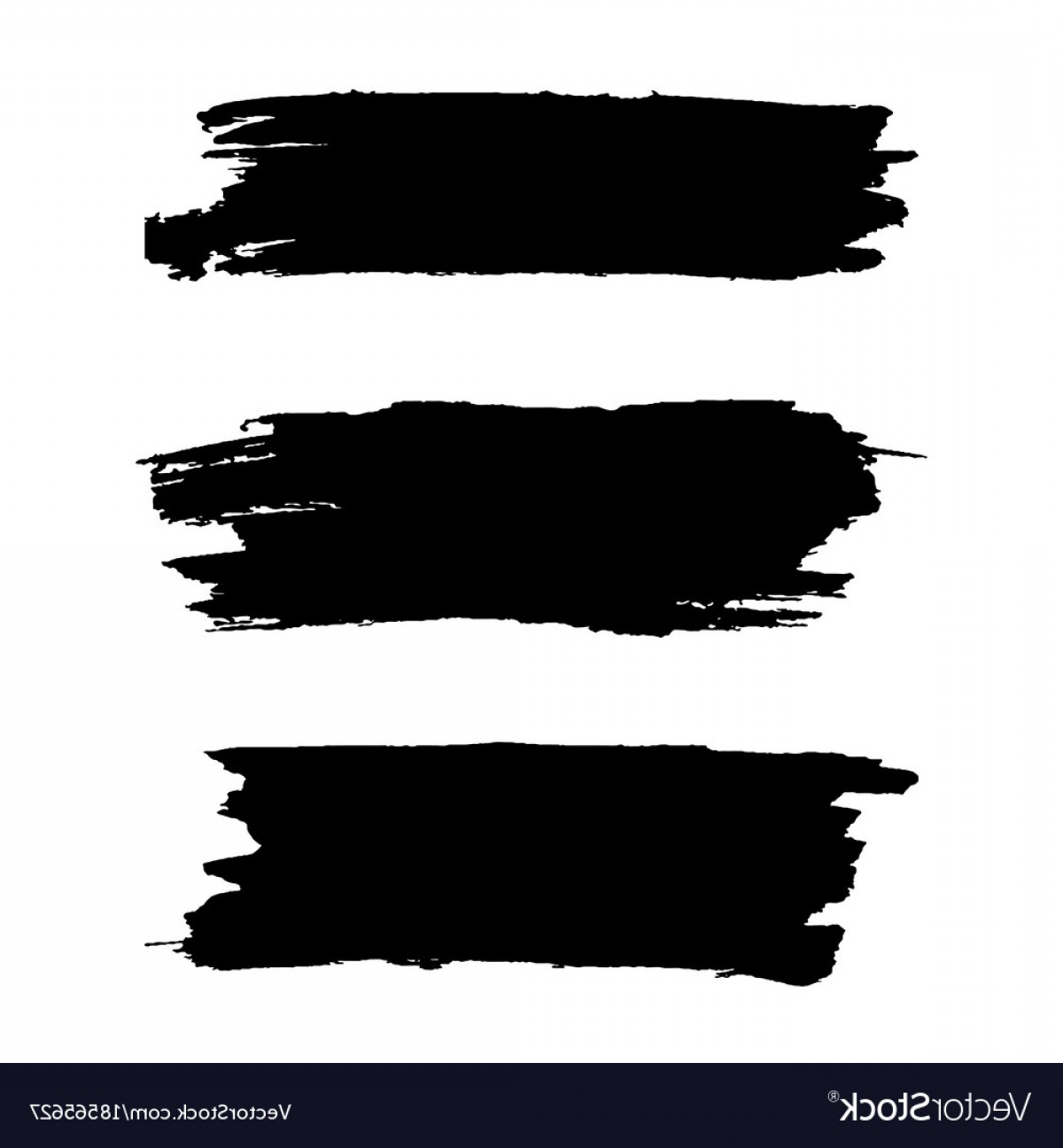 1200x1296 Brush Stroke Collection Black Watercolor Vector Cqrecords