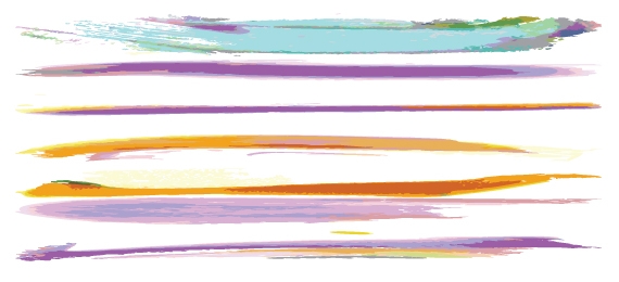 Watercolor Brushes Vector