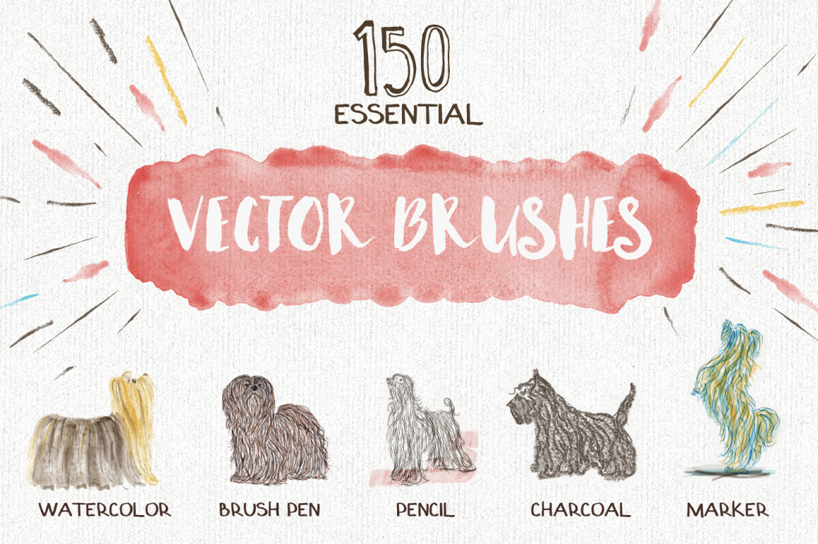 1160x772 Essential Vector Brushes