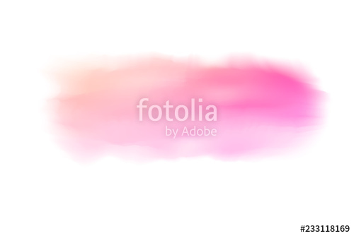 500x334 Pink Realistic Watercolor Brush Strokes On Transparent Isolated
