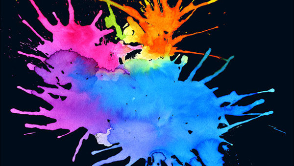 600x340 Watercolor Brushes,free Vector Format Download