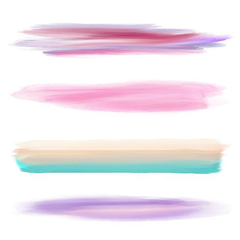 490x490 Collection Of Watercolour Brushes Vector