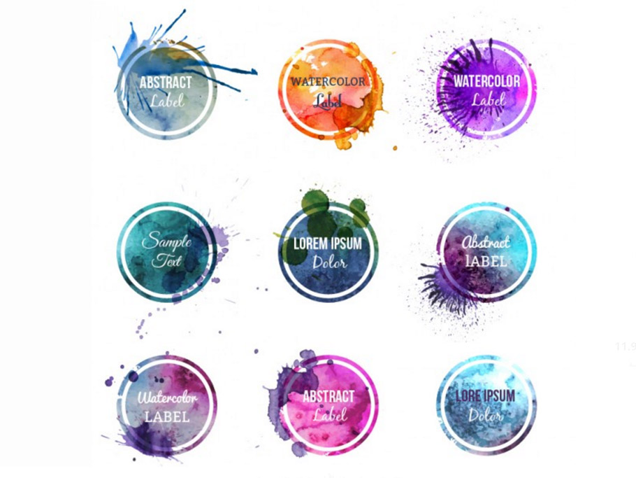 Free Watercolors Backgrounds, Patterns, Objects, Logos Graphicmama 910x683 Free Watercolors Backgrounds, Patterns, Objects, Logos Graphicmama