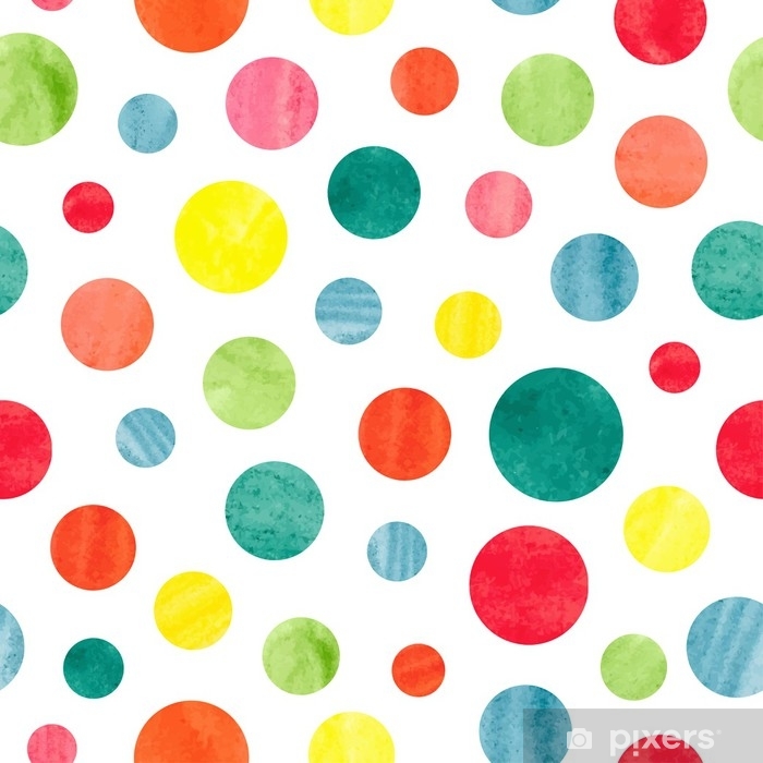 Seamless Colorful Dots Pattern Vector Background With Watercolor 700x700 Seamless Colorful Dots Pattern Vector Background With Watercolor