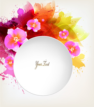 323x368 Watercolor Floral Free Vector Download