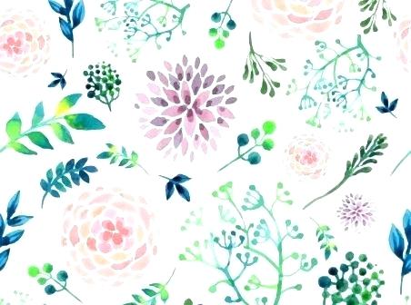 452x336 Watercolor Flowers Free Vector