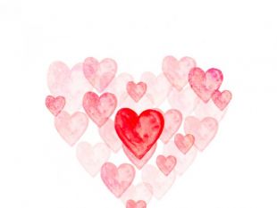 310x233 Free Watercolor Heart Vectors Free Vectors Ui Download