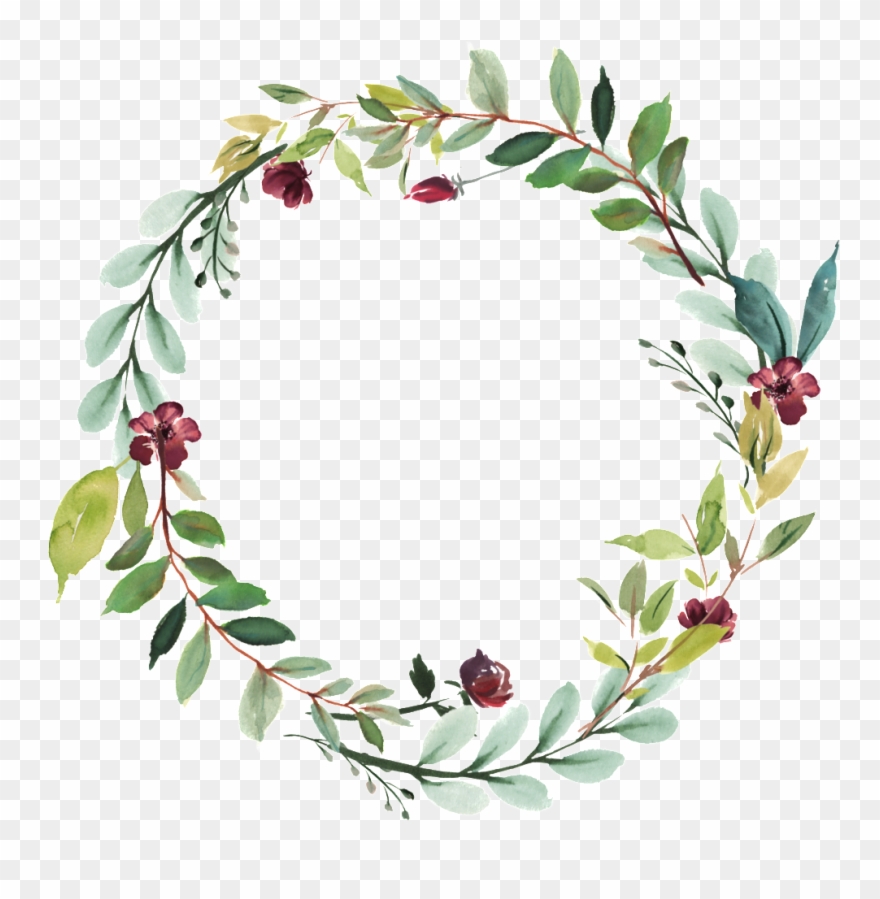 880x899 Watercolor Leaf Vector Clipart