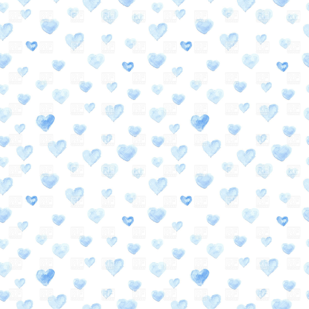 Seamless Watercolor Pattern Of Hearts Vector Image Of Backgrounds 1200x1200 Seamless Watercolor Pattern Of Hearts Vector Image Of Backgrounds