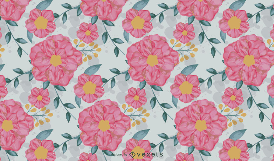 Floral Watercolor Pattern Vector 900x529 Floral Watercolor Pattern Vector