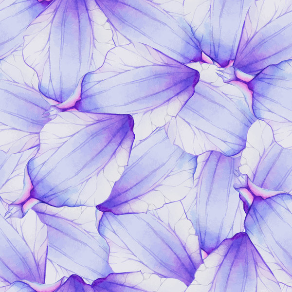 Purple Watercolor Flower Petal Pattern Vector Free Download 600x600 Purple Watercolor Flower Petal Pattern Vector Free Download