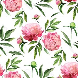 300x300 Vector Watercolor Peonies Cultracing