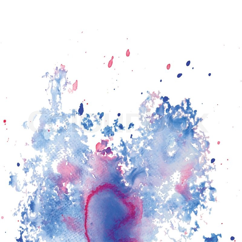 800x800 Image Of Abstract Watercolor Splash Stock Vector Colourbox
