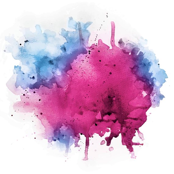 570x571 Watercolor Splash Vector