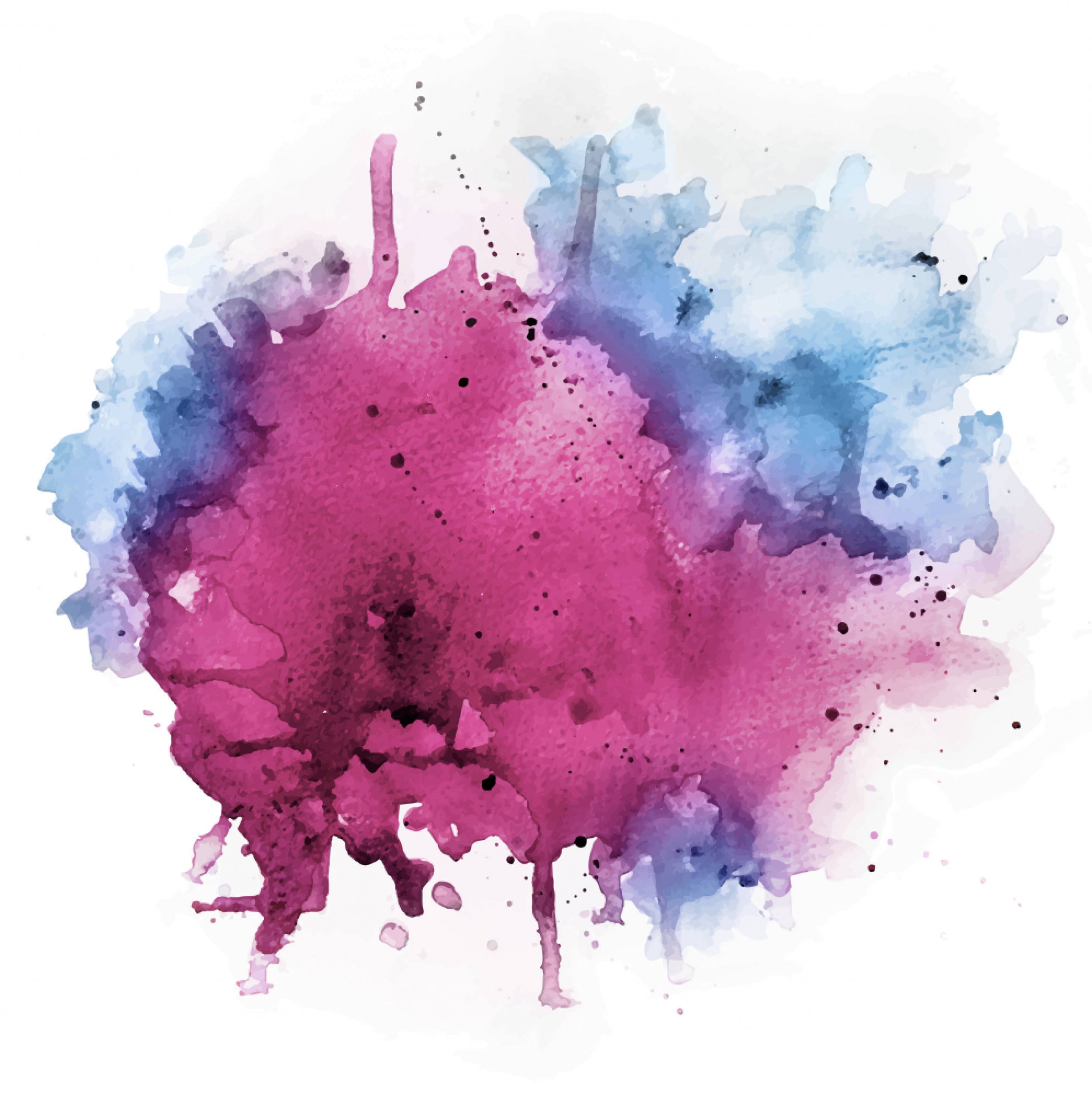 2392x2395 Watercolor Splash Vector Pink Geekchicpro