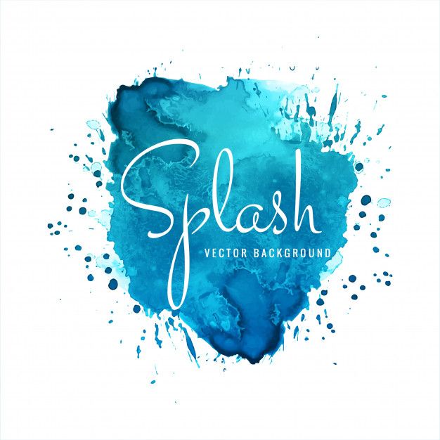 626x626 Beautiful Elegant Watercolor Splash Background Free Vector